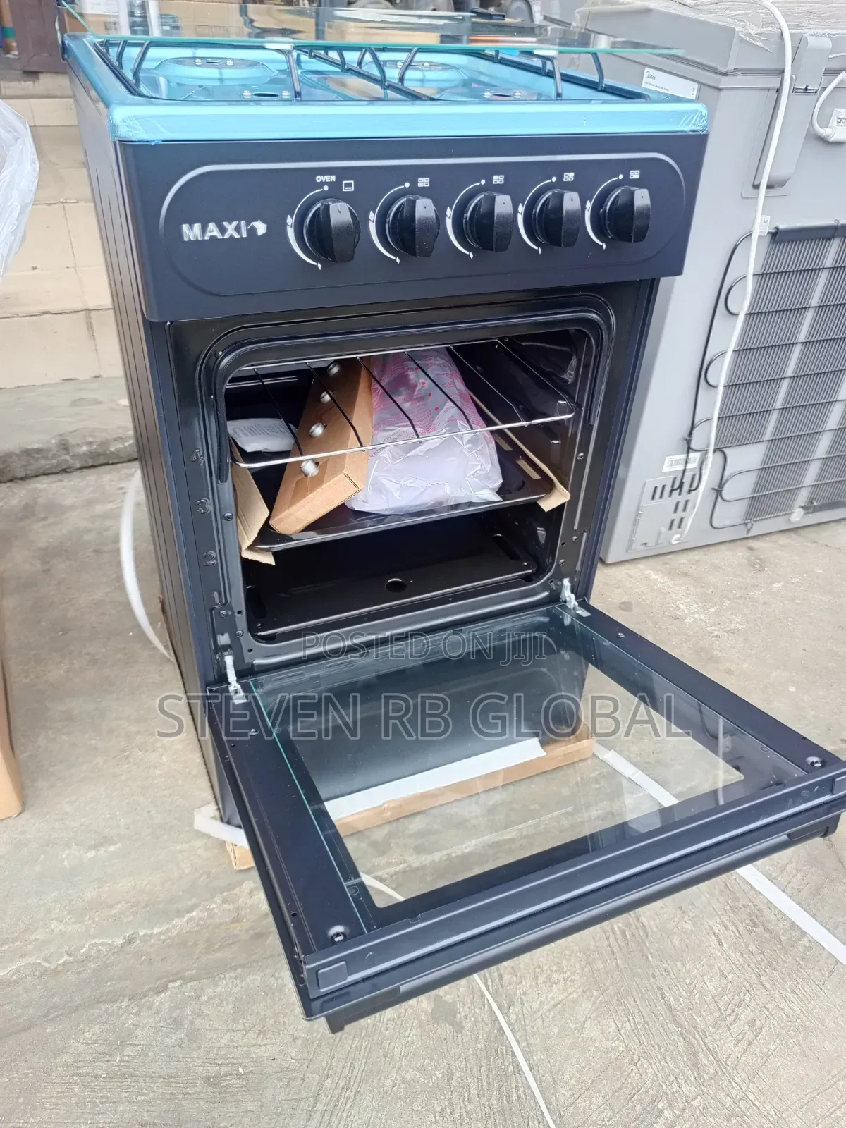 Maxi 50×50cm 4-Burner Gas Cooker (Basic) | Maxist50mg4g011
