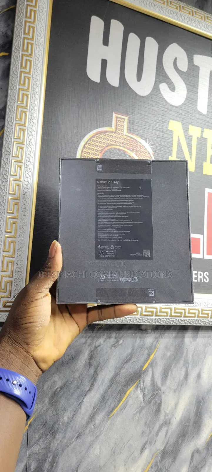 New Samsung Galaxy Z Fold7 256 GB Blue