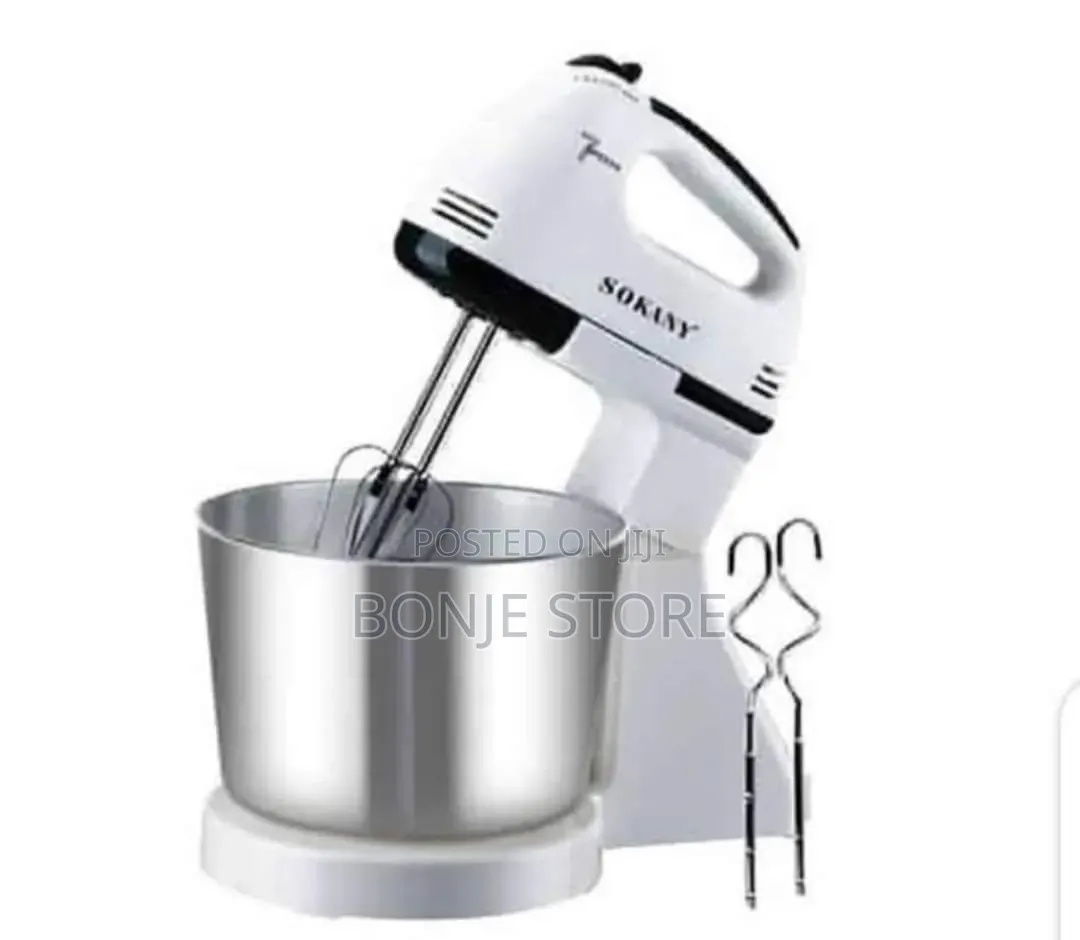 Sokany Sk-6620 Stand Mixer - 250w, 7 Speed, 2 Litre Stainless Bowl