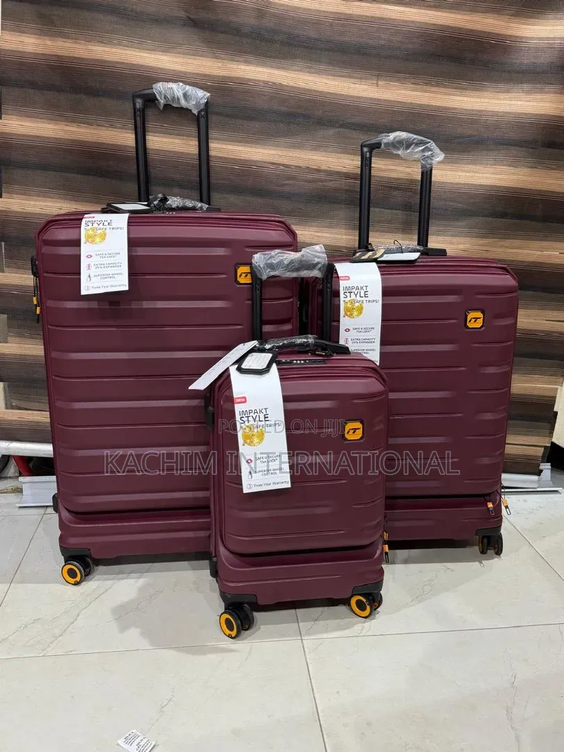 Original Quality Set of 3 Luggage Traveling Box