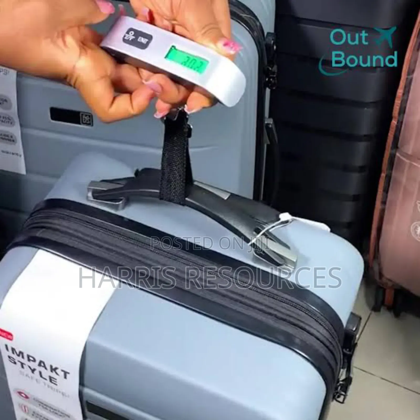 Digital Luggage Scale 50kg Hand Portable Bag Scale