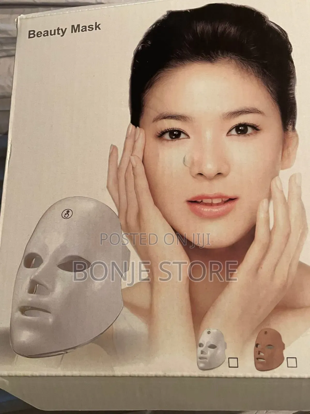 Rechargeable Facial Led Mask 7 Color Photon Therapy Firming Face Devic