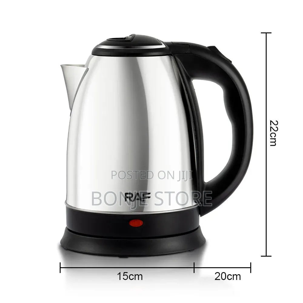 Raf Electric Kettle 2l/1500w -Fast Boiling Kettle