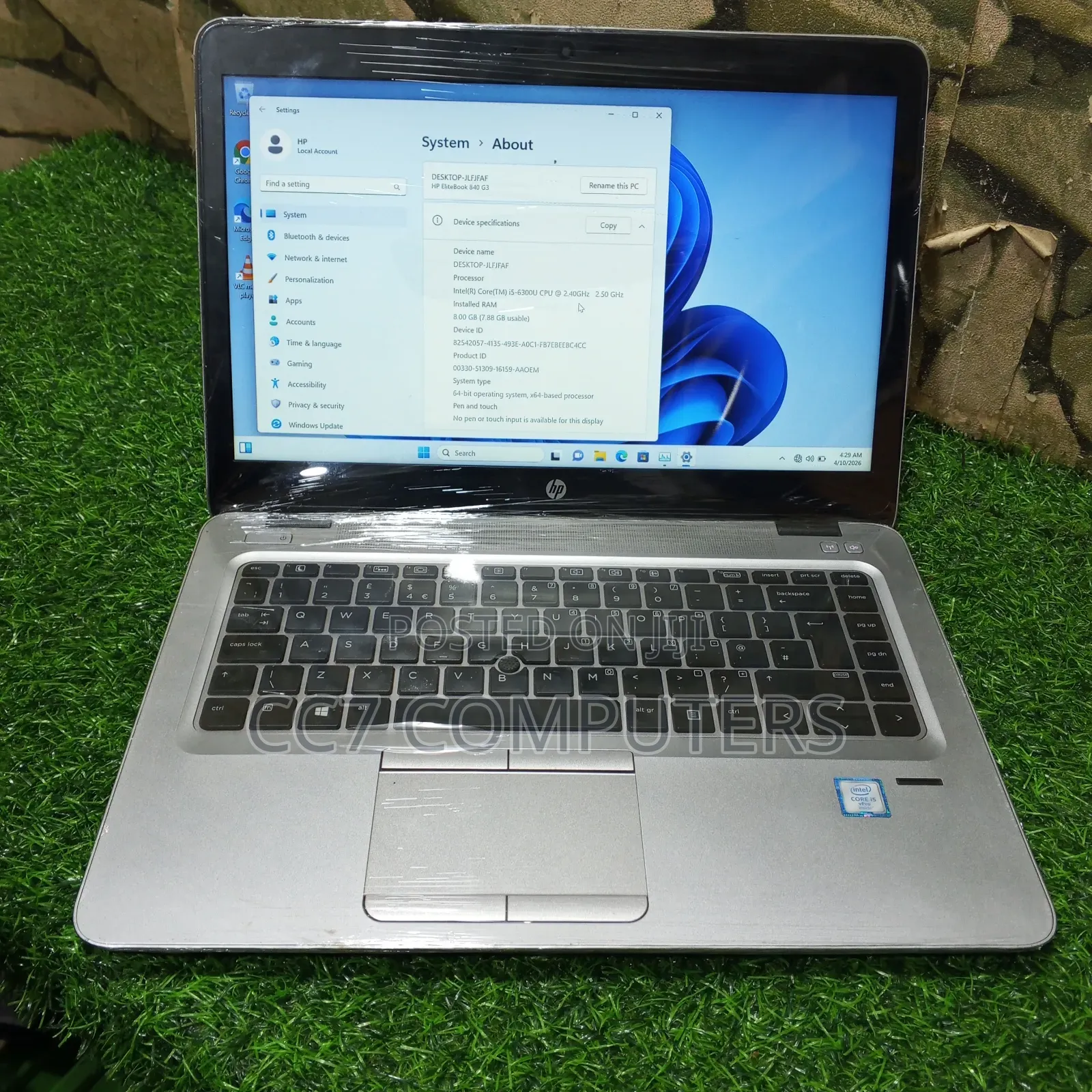 Laptop HP EliteBook 840 G3 8GB Intel Core i5 SSD 128GB