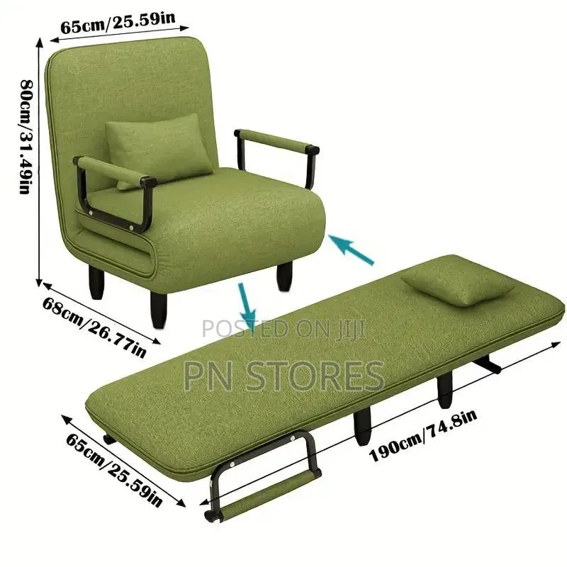 3in1 Easily Convertible Sofa Bed Chair