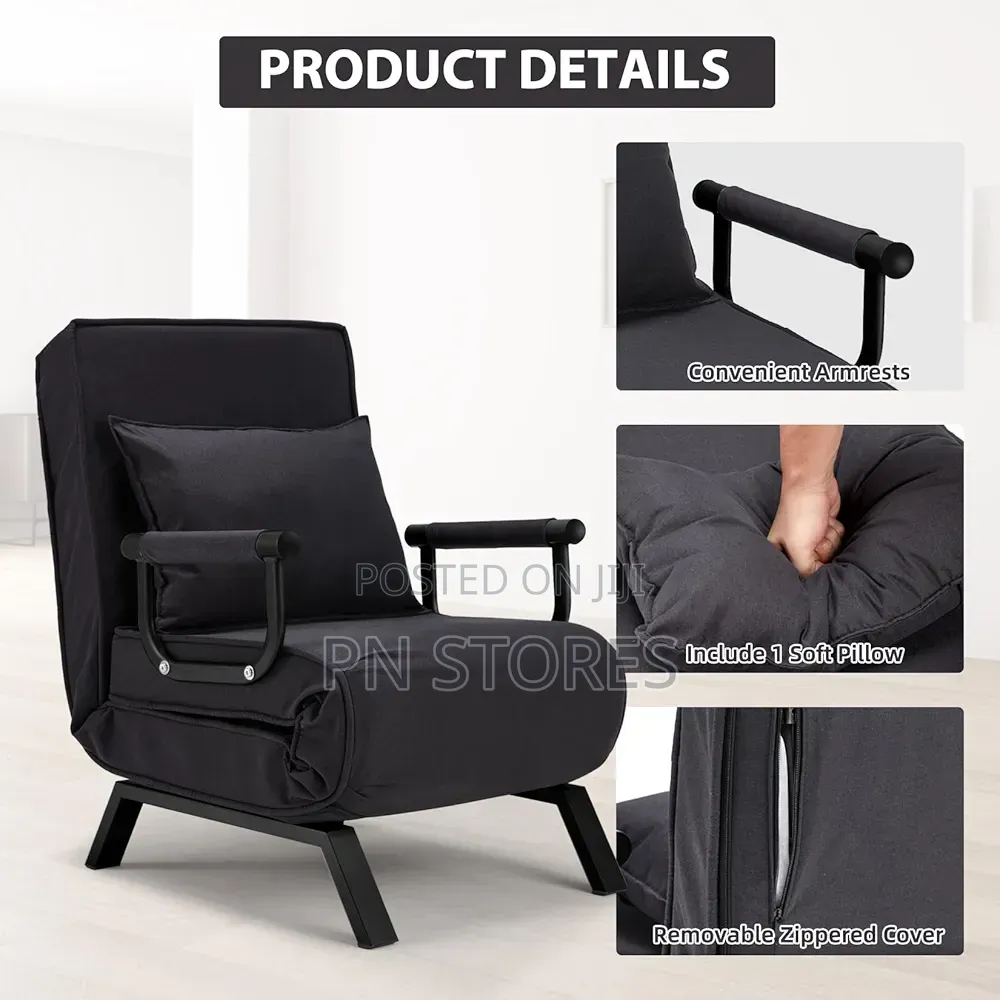 3in1 Easily Convertible Sofa Bed Chair