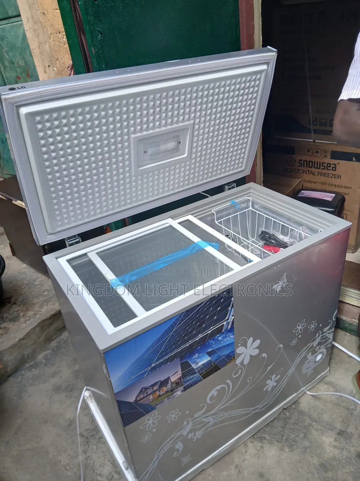 Original Lg Dc Ac Solar Chest Freezer 250liters