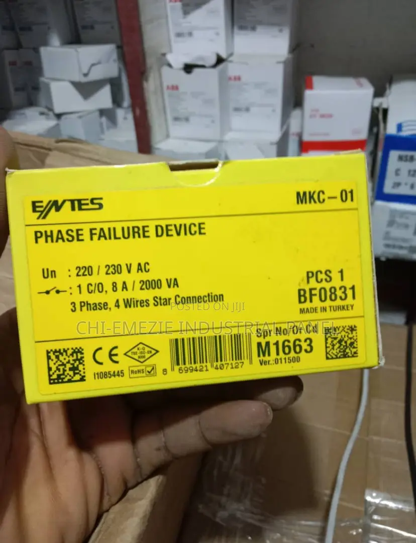 Original MKC-01 3 Phase Failure Relay for Motor Protection