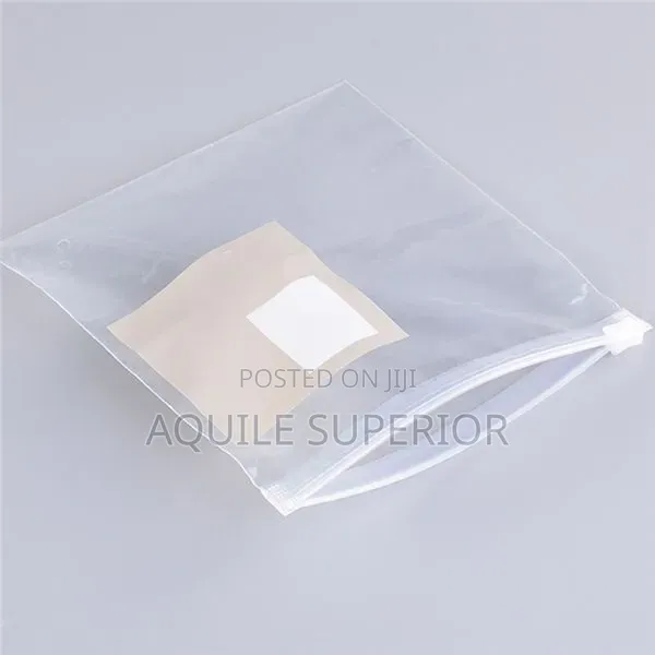 Small Frosted Ziploc Bags 12x16in, Without Printing, Moq 100pcs