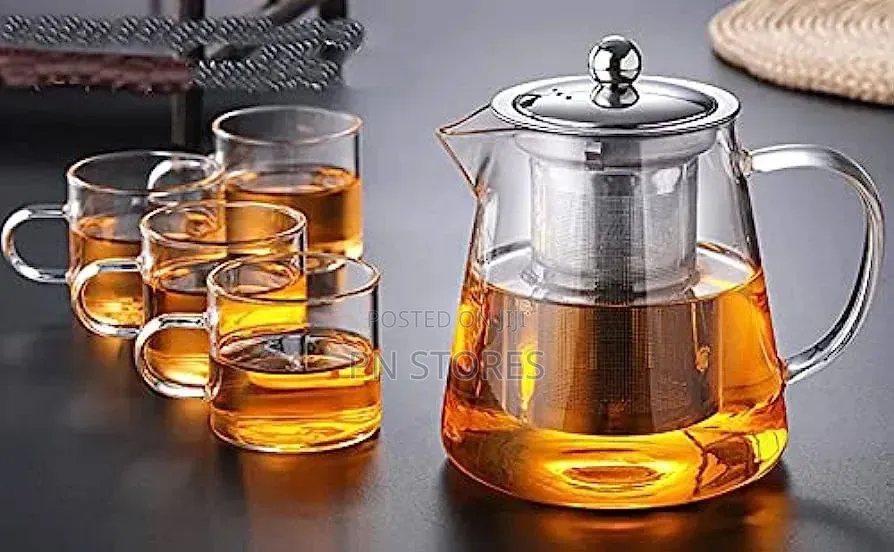 Glass Kettle Heat Resistant Teapot With Filter