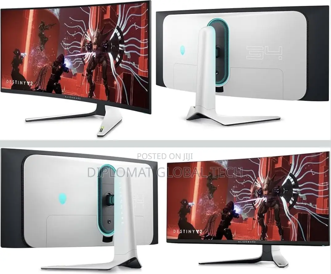 Alienware Aw3423dw Curved Gaming Monitor34.18”Qd-Oled175hz Lunar Light