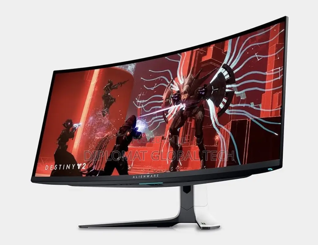 Alienware Aw3423dw Curved Gaming Monitor34.18”Qd-Oled175hz Lunar Light