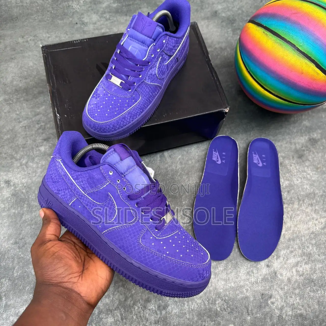Nike Air Force 1 Low Purple Sneakers