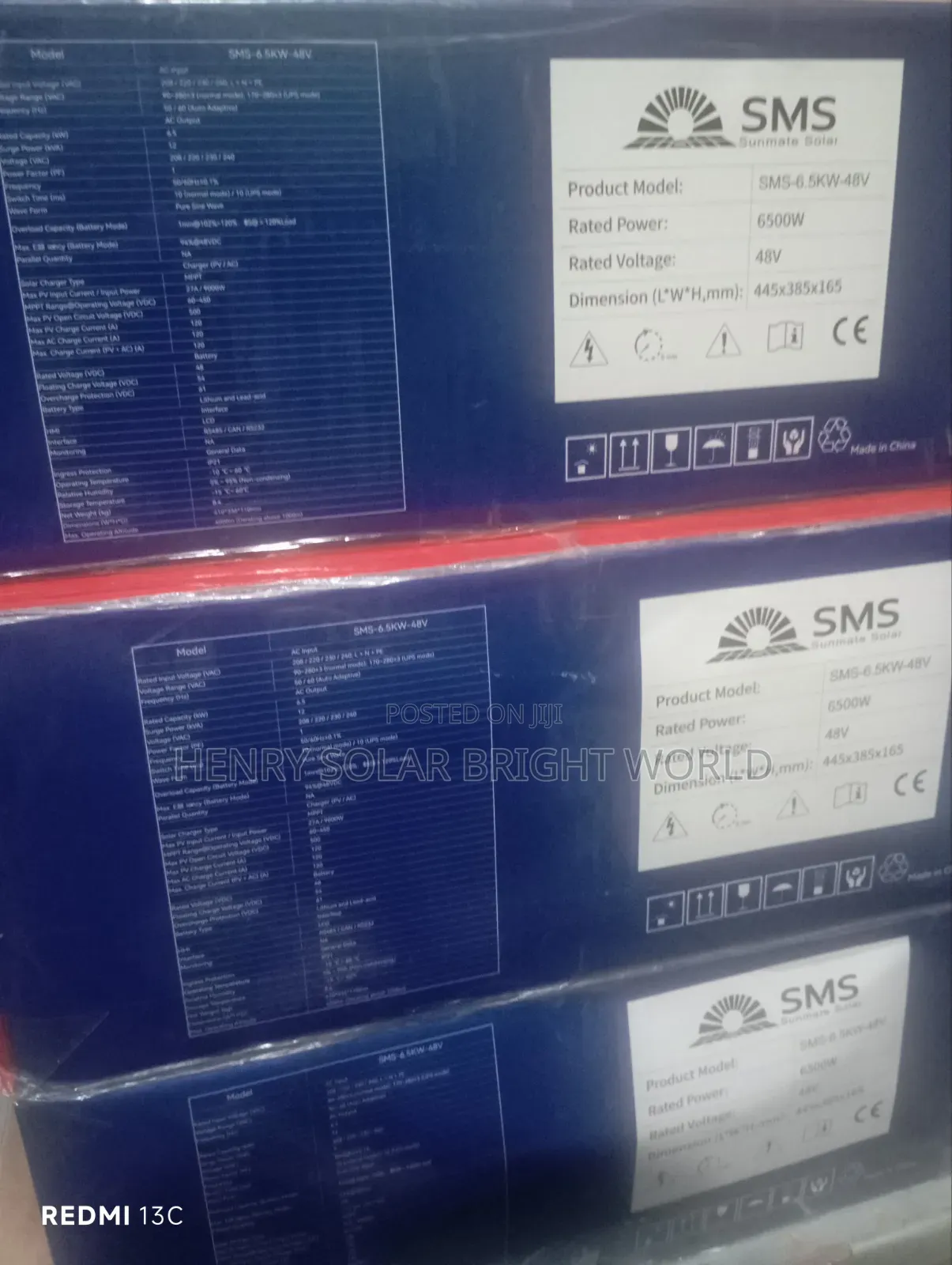 SMS 6.5kw 48v Hibrid Inverter