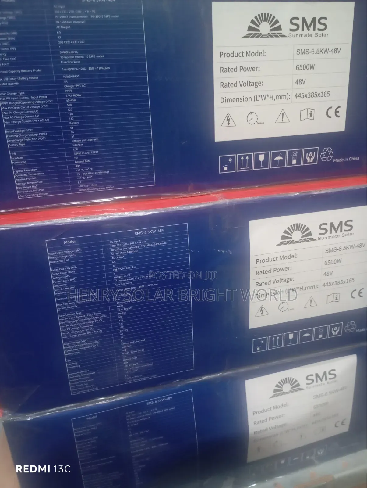 SMS 6.5kw 48v Hibrid Inverter