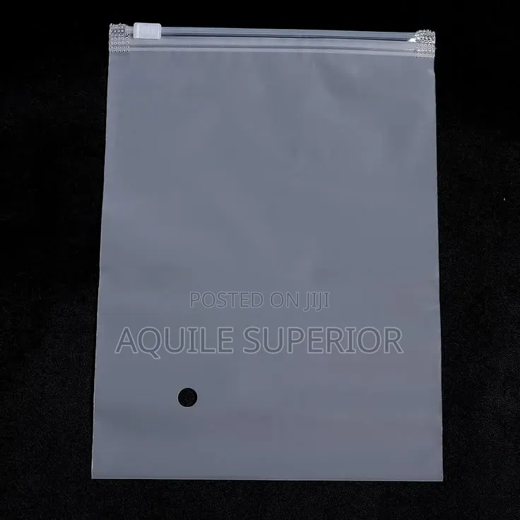 Standard Frosted Ziploc Bags Medium 13x17in No Print, Moq 100pcs