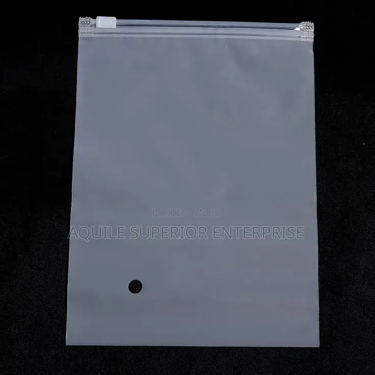 Standard Frosted Ziploc Bags Medium 13x17in No Print, Moq 100pcs
