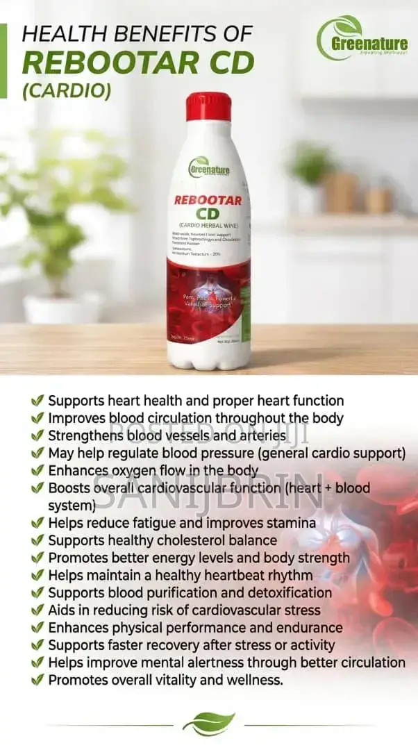 Greenature Rebootar Bitters (Cd+Fs+Dd)Cardio, Sugar Control Immunity