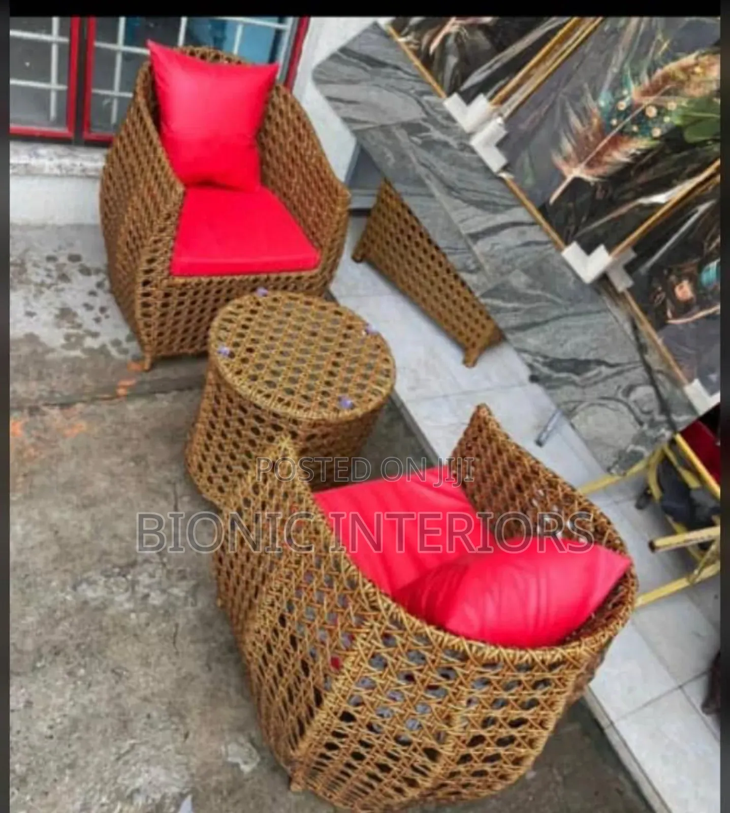 Imported Me and You Rattan Outdoor Chair