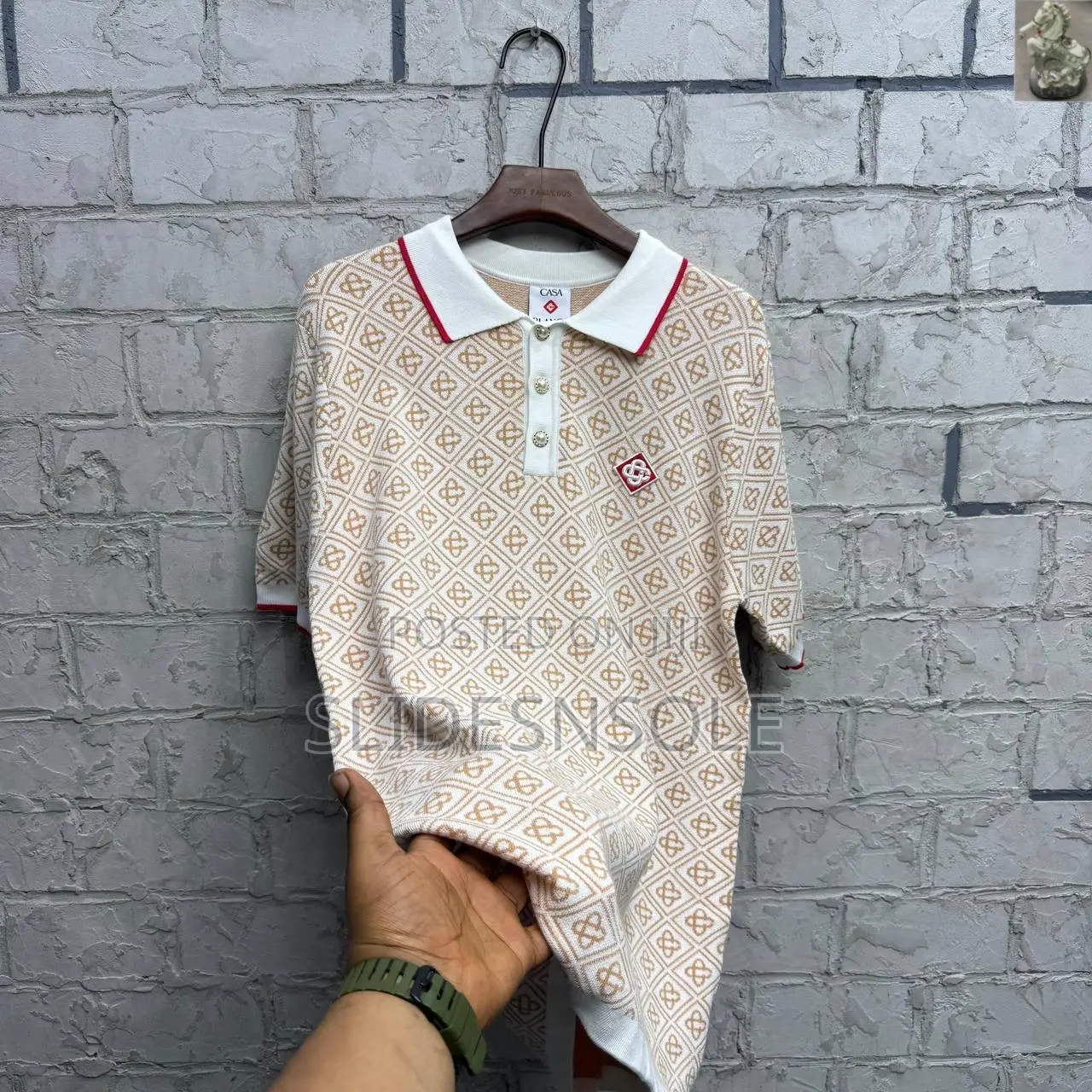Dior Oblique Jacquard Knit Polo