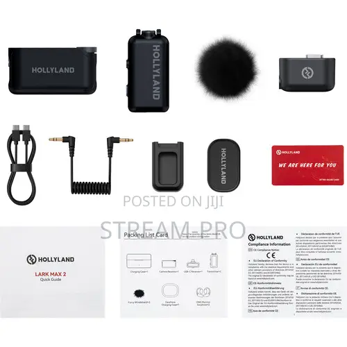 Hollyland Lark Max 2 Solo Wireless Microphone System for Cameras