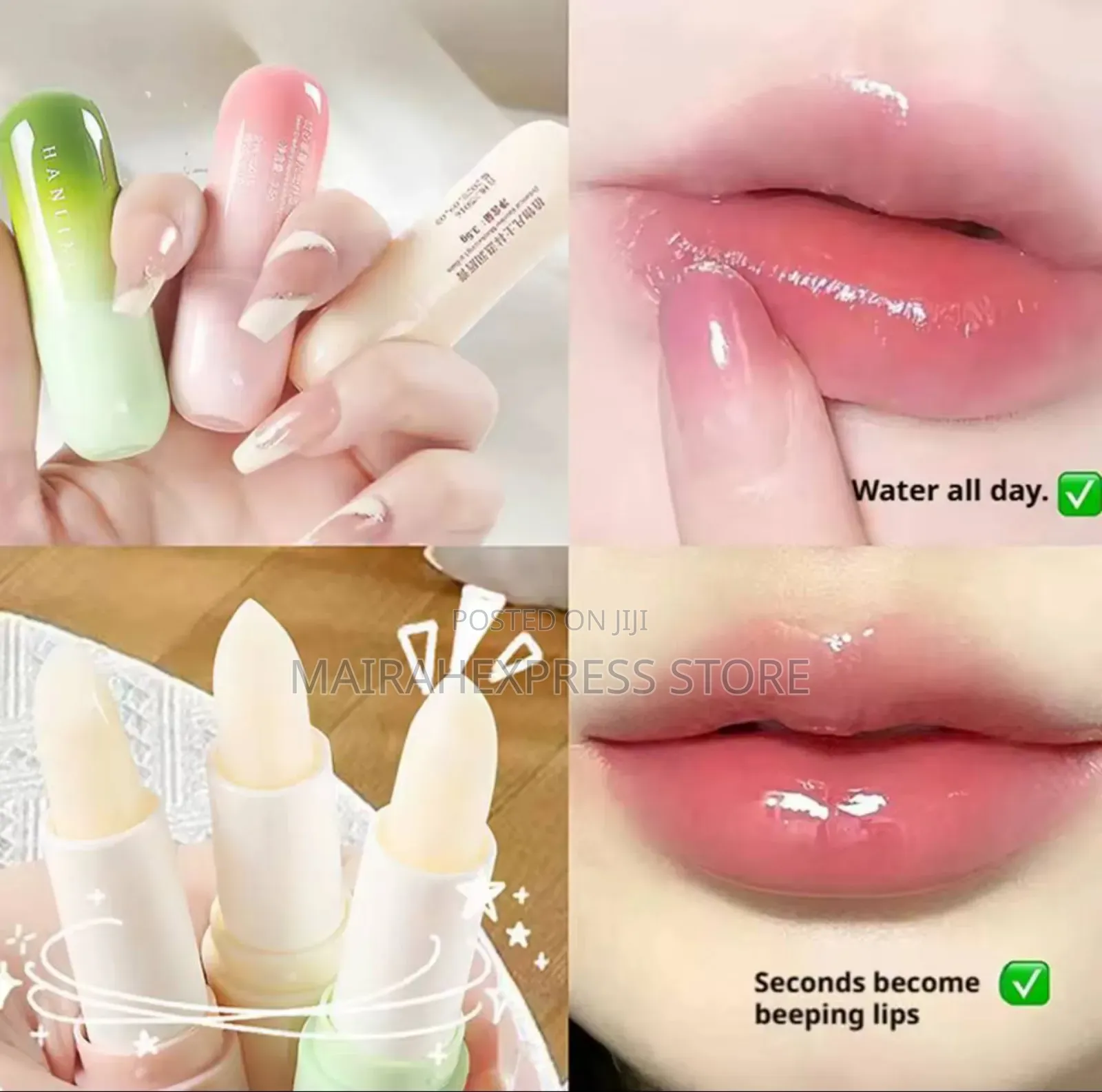 3pcs Fruit Series Nonstick Anti-Craked Lip Balm Set