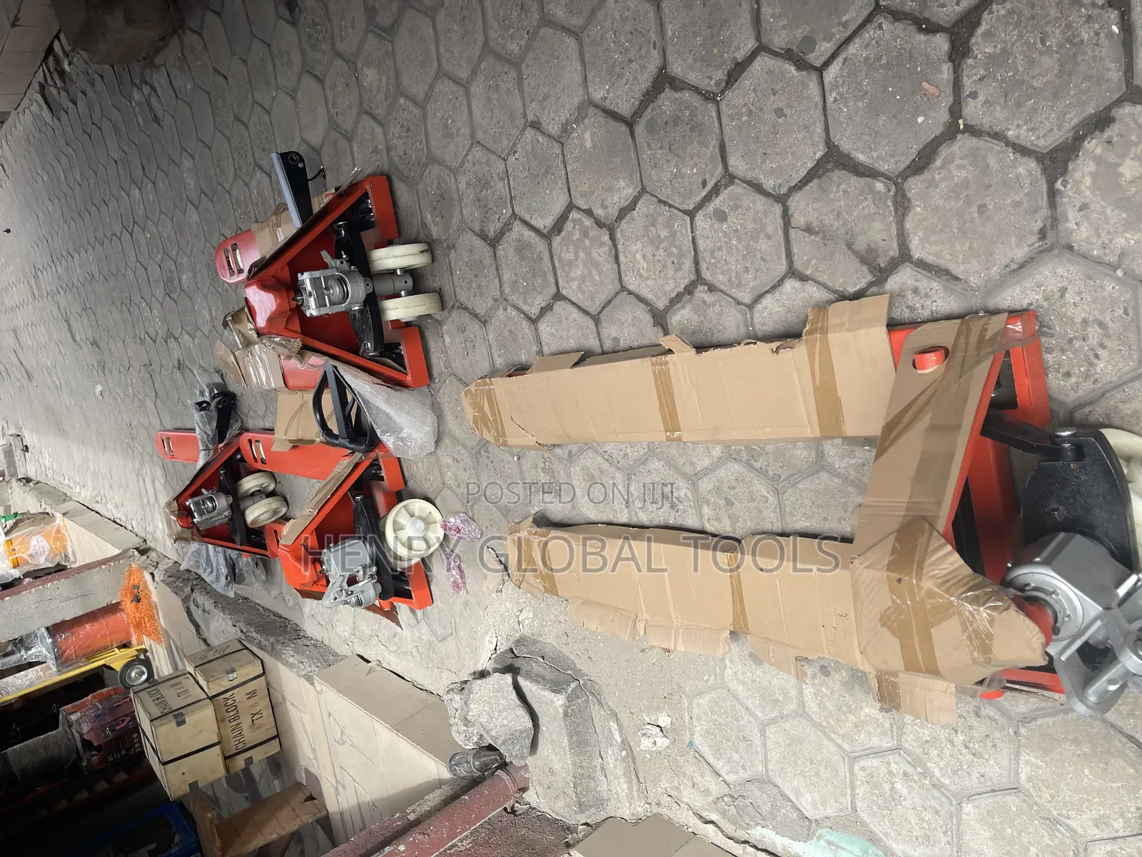 3ton Heavy Duty Pallet Truck Carrier