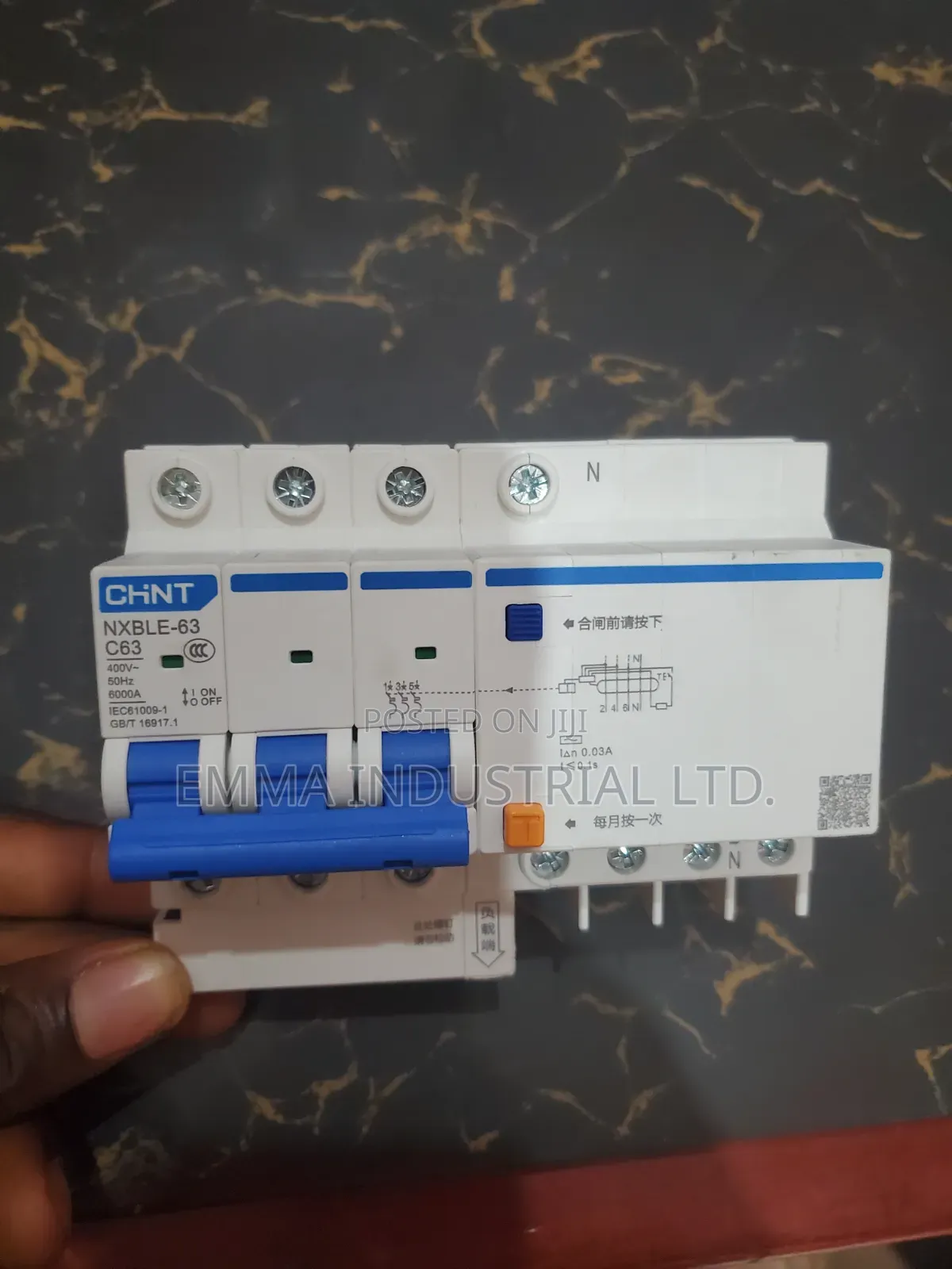 Chint Nxble-63 Residual Current Circuit Breaker With Over-Current