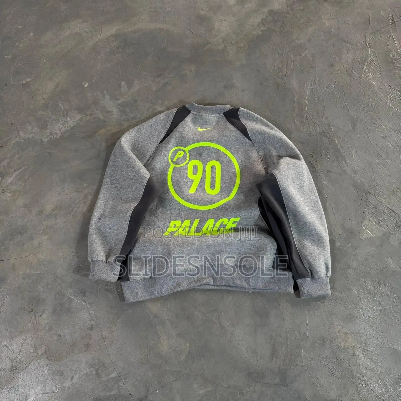 Palace X Nike T90 Tech Crewneck – Volt Edition