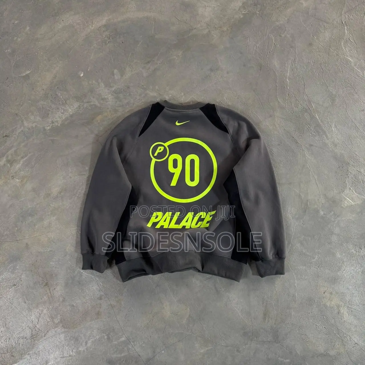 Palace X Nike T90 Tech Crewneck – Volt Edition