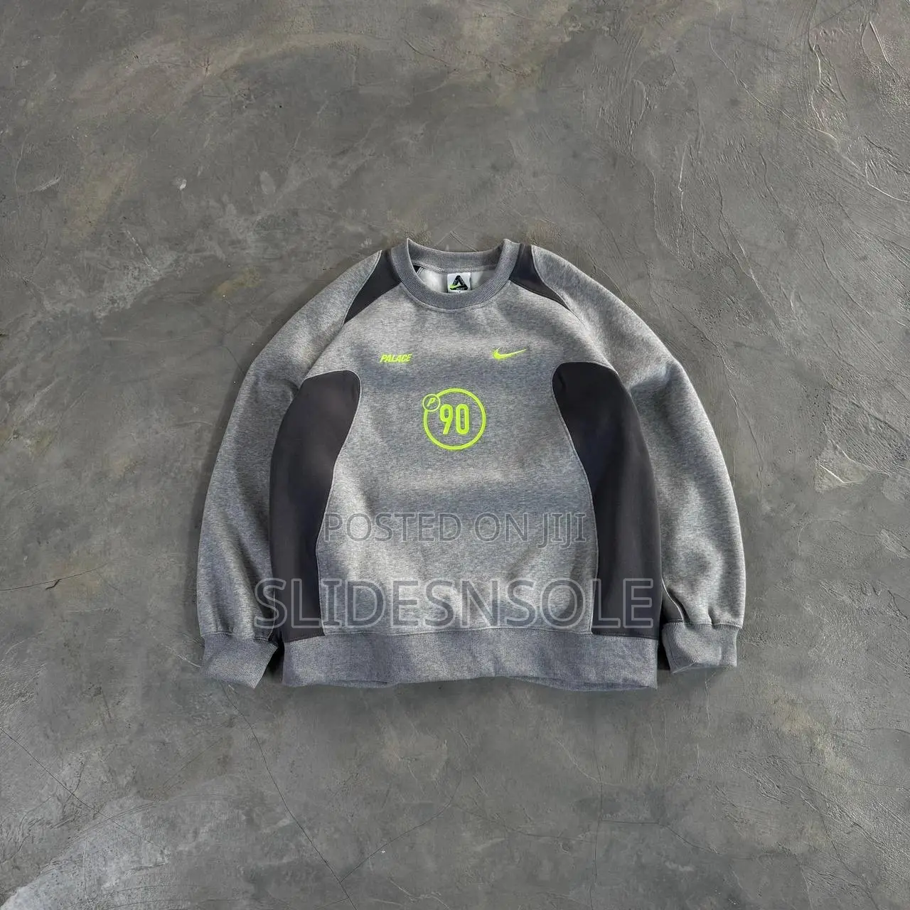 Palace X Nike T90 Tech Crewneck – Volt Edition