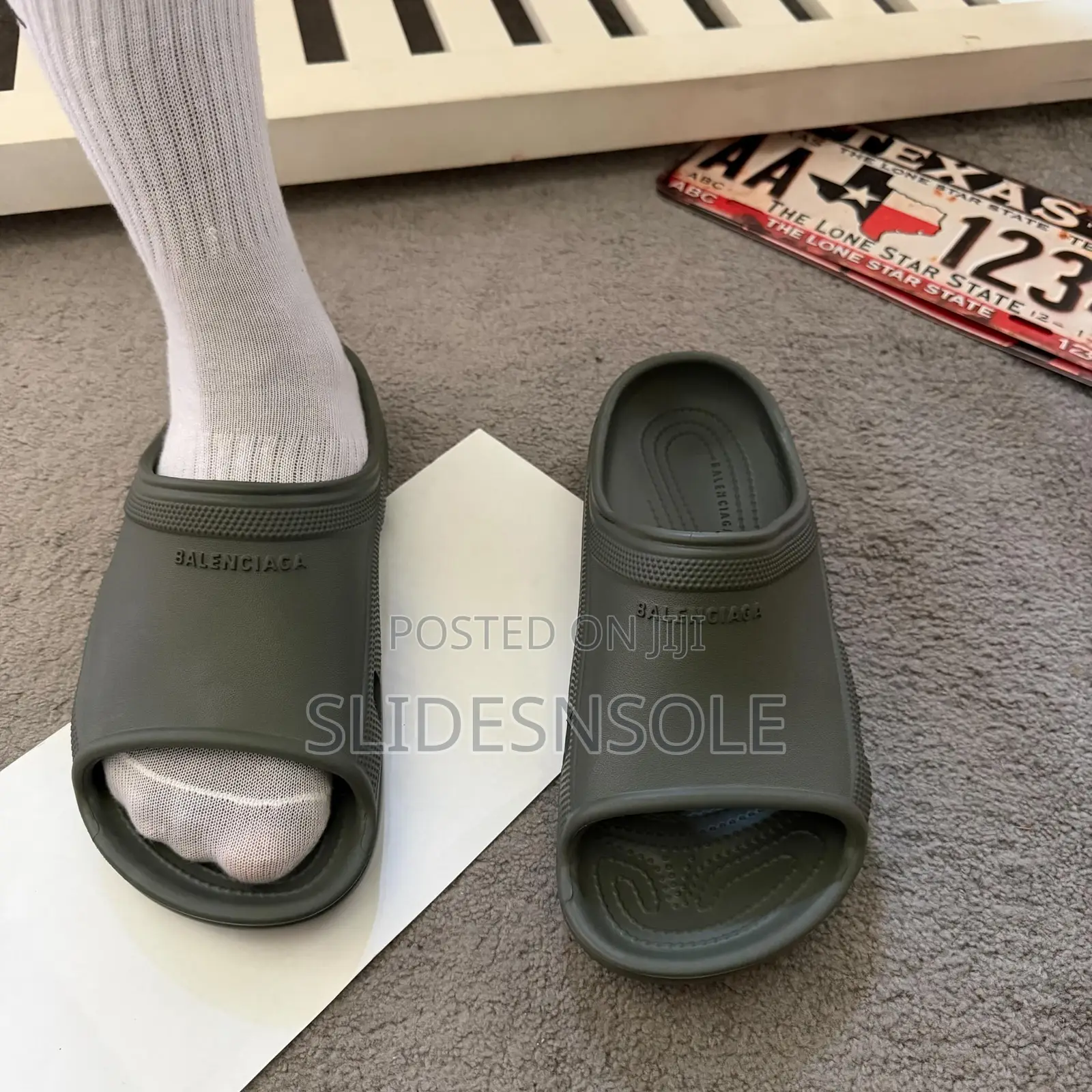 Balenciaga Pool Crocs Slid