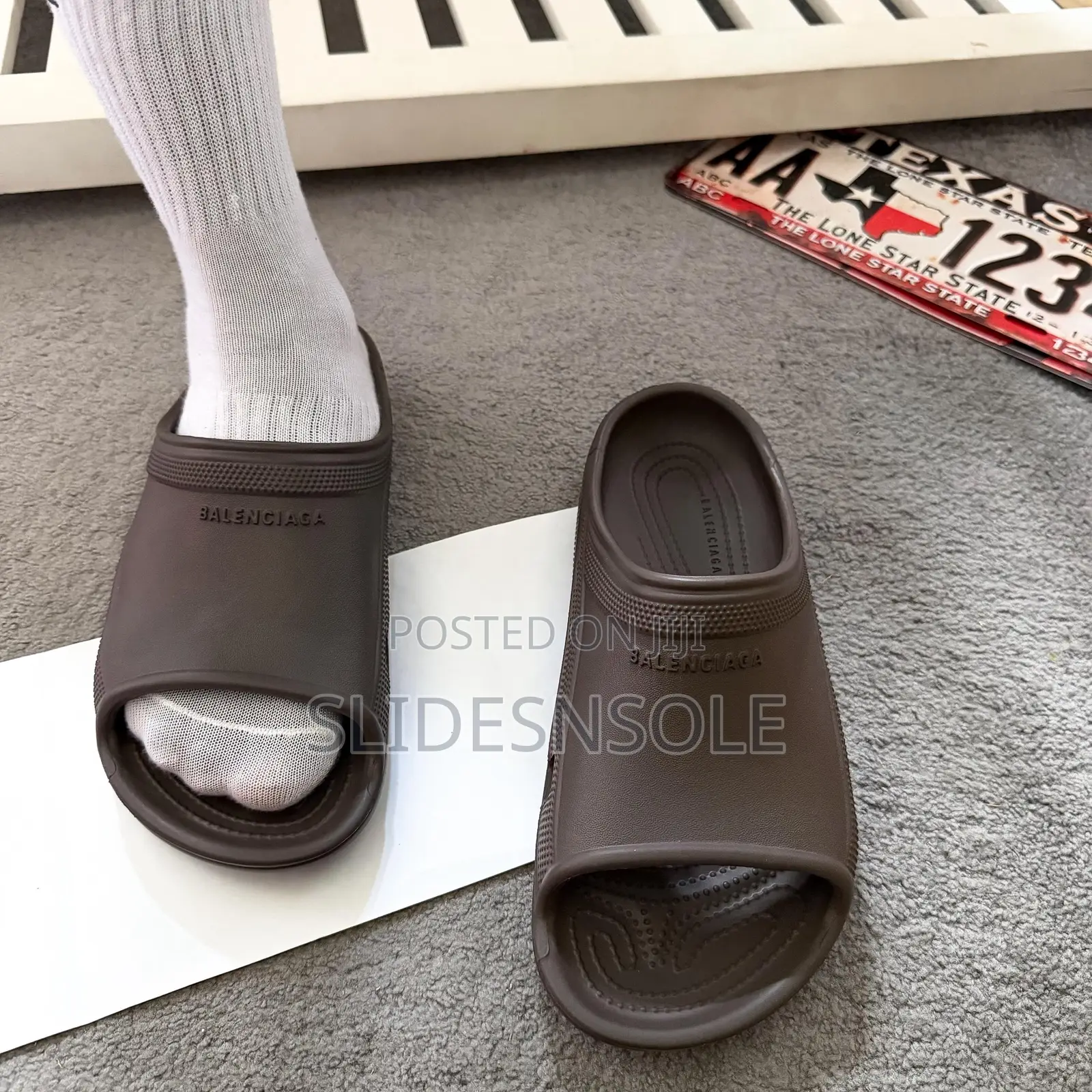 Balenciaga Pool Crocs Slid