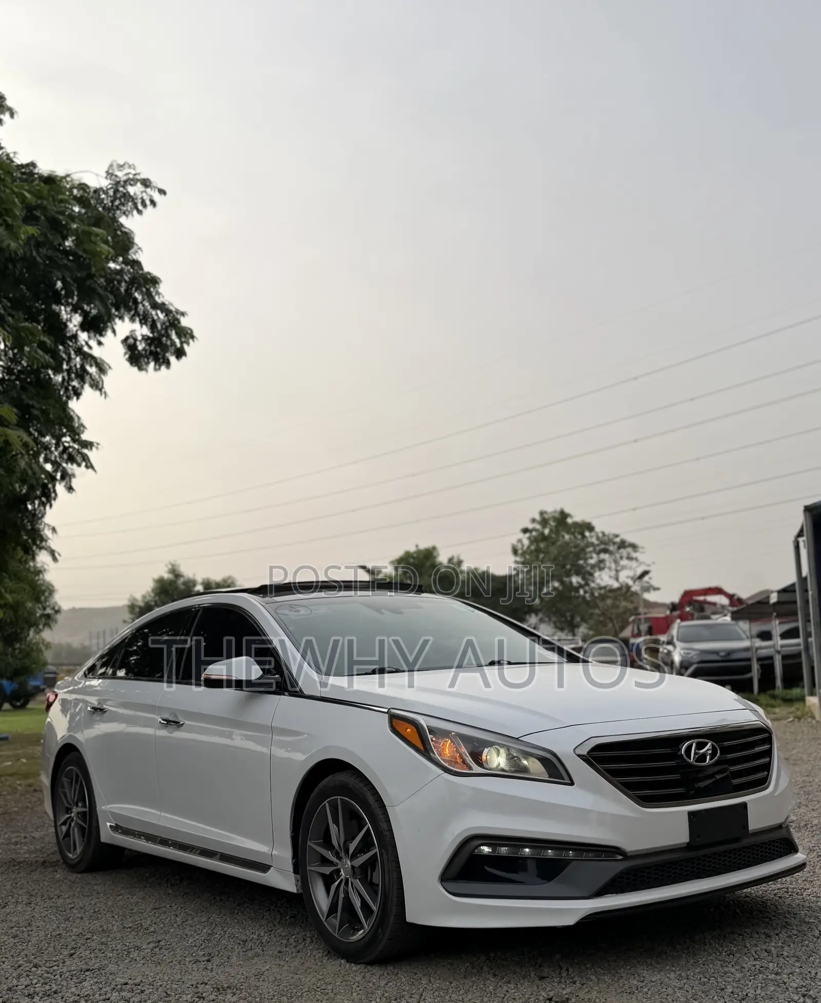 Hyundai Sonata Sport 2.0T 4dr Sedan (2.0L 4cyl Turbo 6A) 2015 White