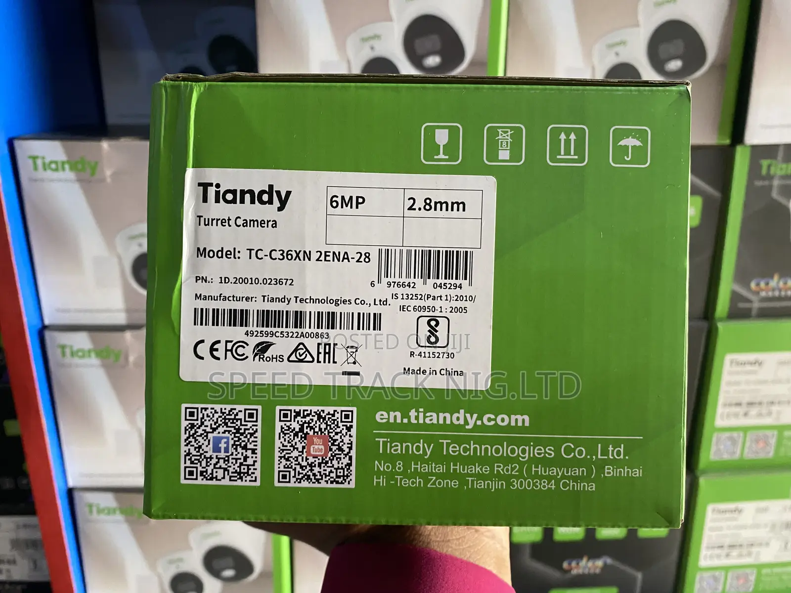 Tiandy Tc-C36xn 2ena-28 6mp Colormaker