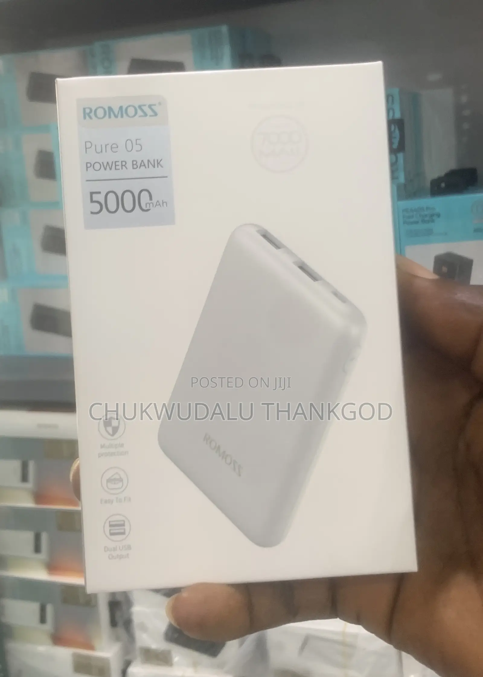Romoss Pure 5 Portable Power Bank 5000mah