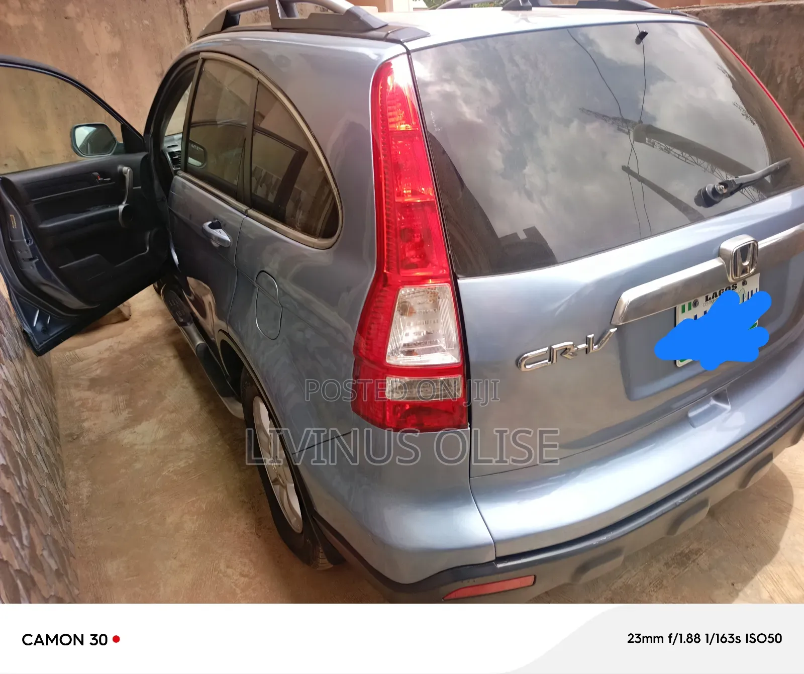 Honda CR-V 2.0 RVi 2008 Blue