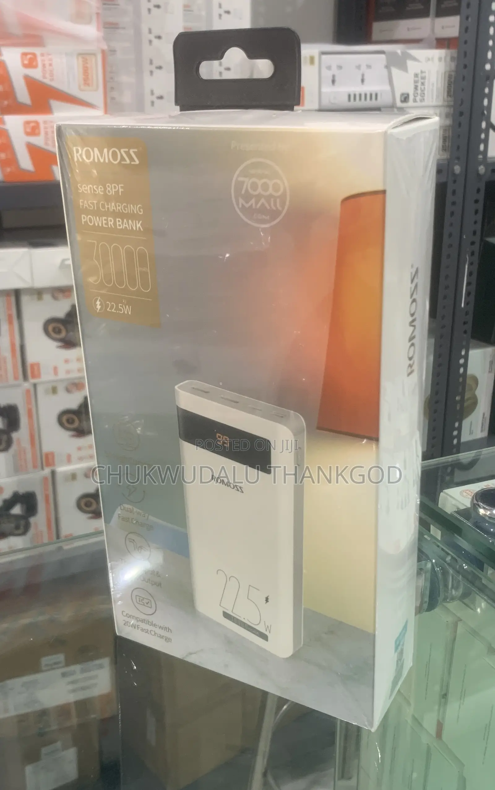Romoss 30000mah Mobile Smart Power Bank Romoss White