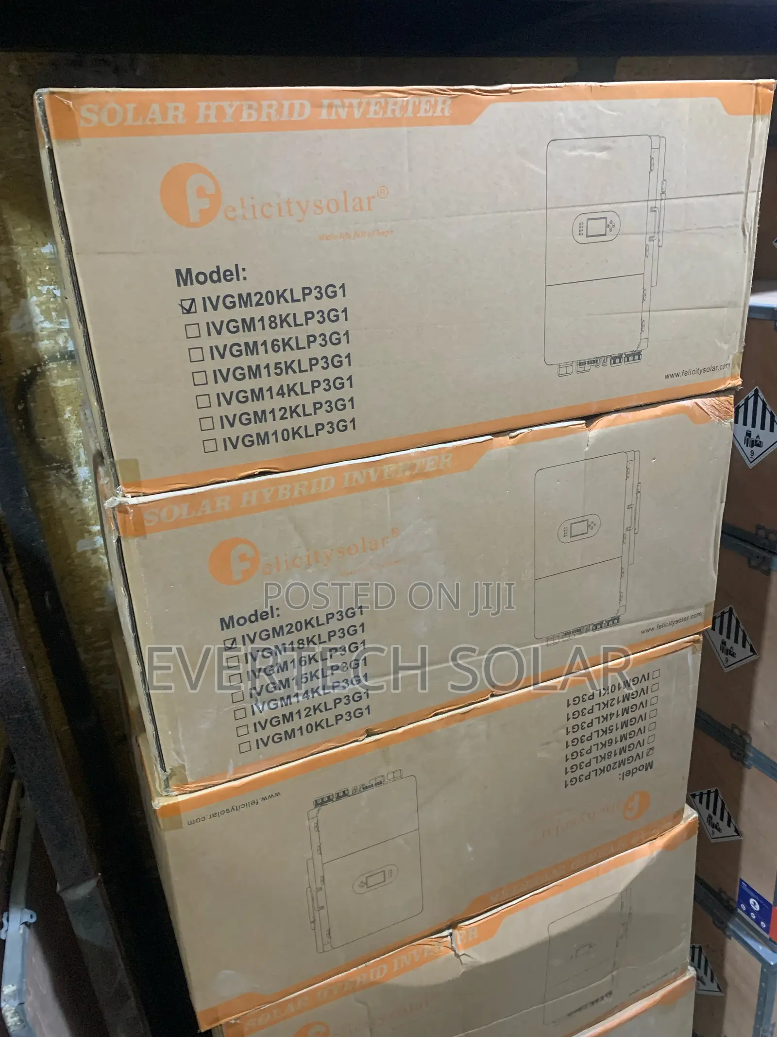 20kva Felicity Hybrid 3phase 48v Inverter System
