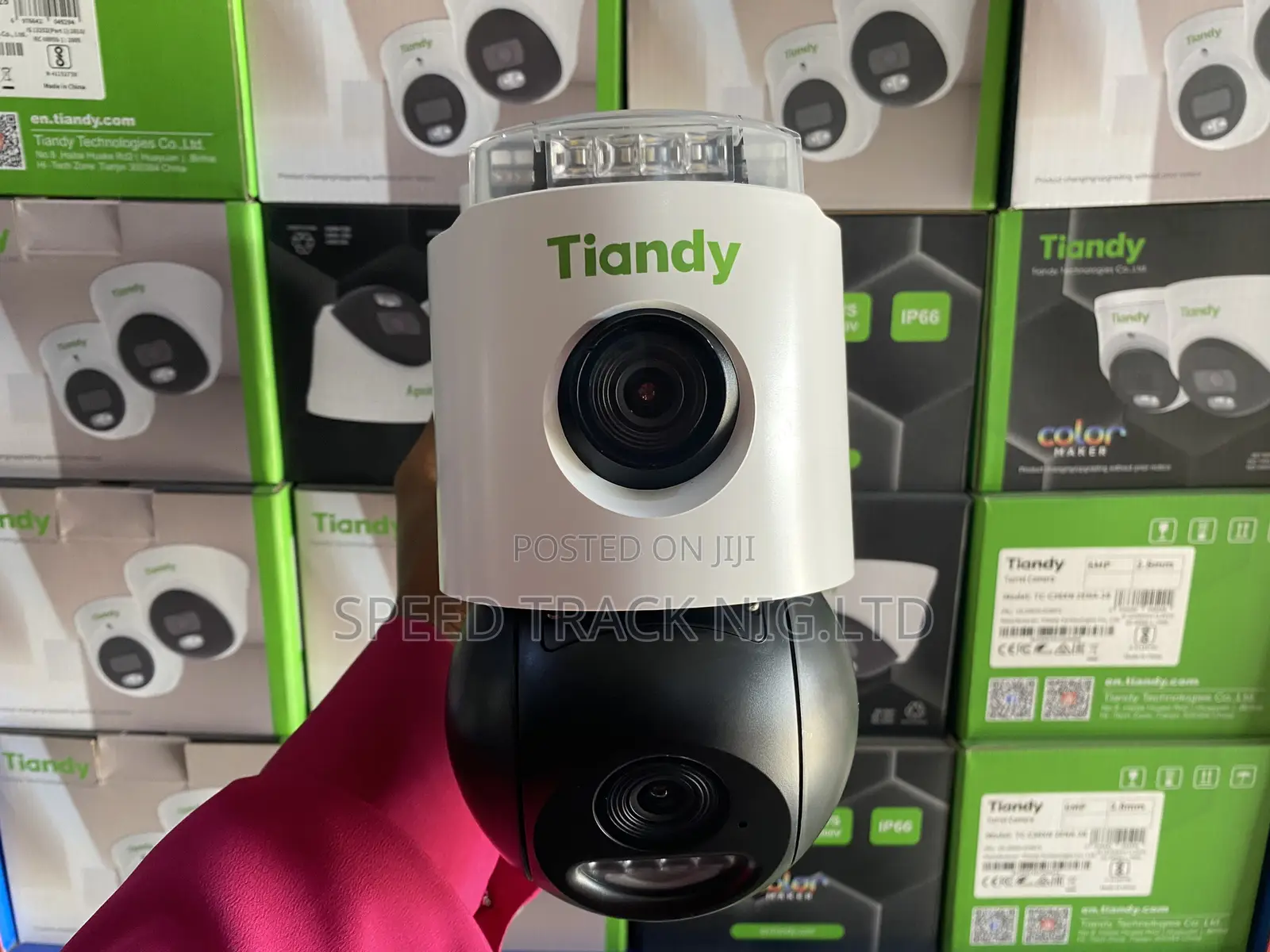Tiandy Tc-H363u (H360u) Dual-Lens 4g Pt Smart Solar Camera