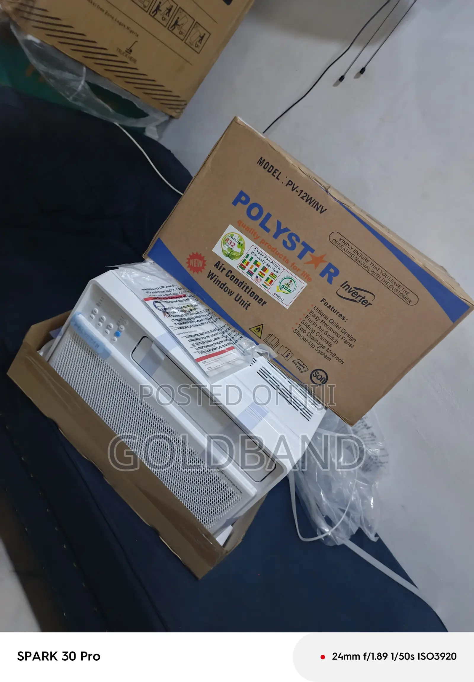 Polystar 1.5hp Window Ac – Pv-12winv Quick Cooling