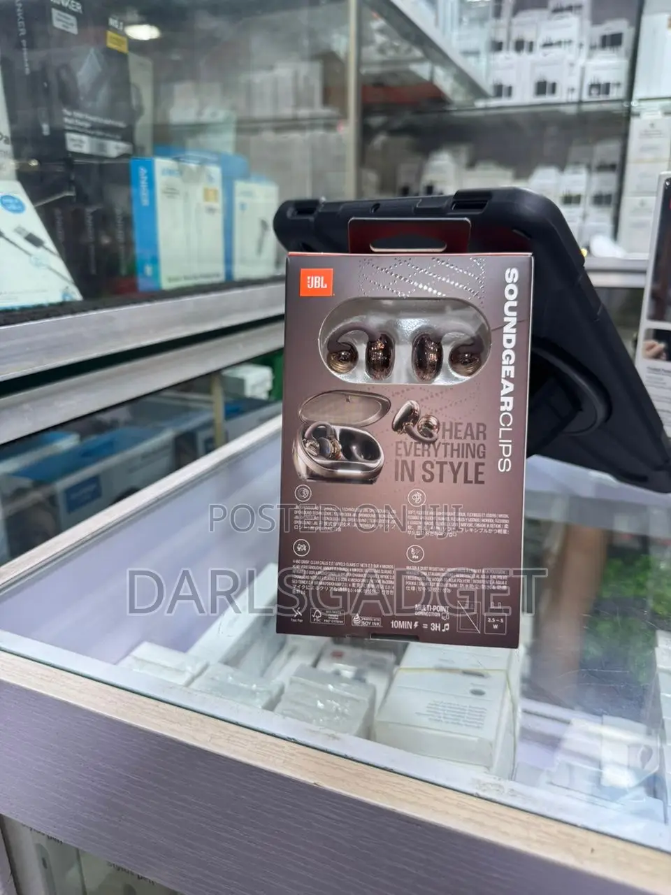 Jbl Soundgear Clips True Wireless Open-ear Earbuds – Waterproof