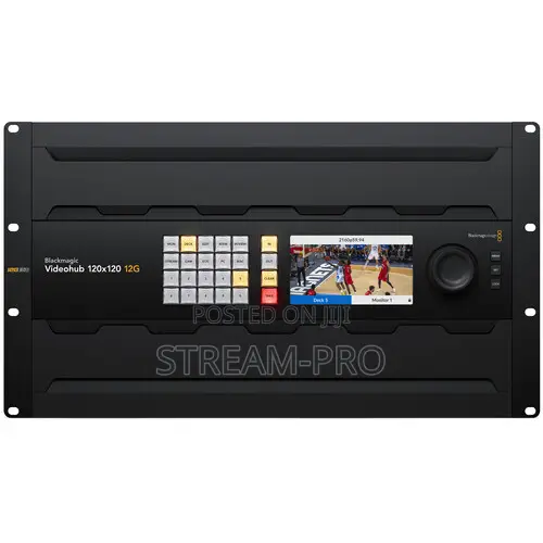 Blackmagic Design Videohub 120x120 12g Zero-Latency Video Router