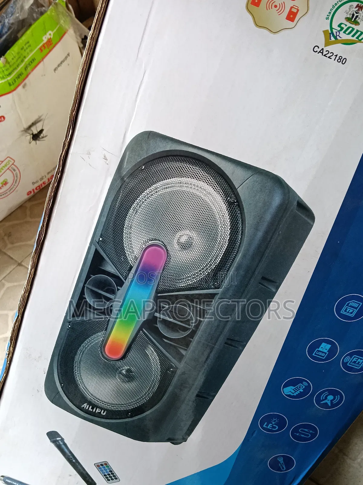 Rechargeable Bluetooth Speaker 8inches at Abuja