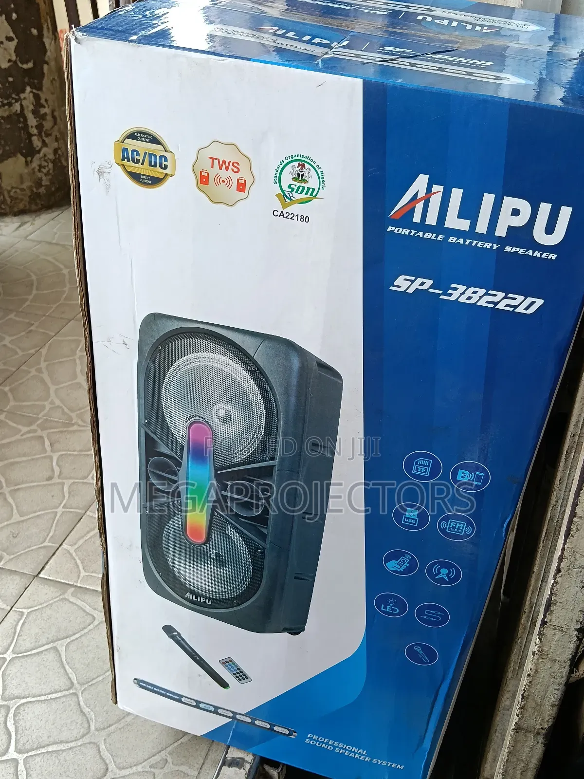 Rechargeable Bluetooth Speaker 8inches at Abuja