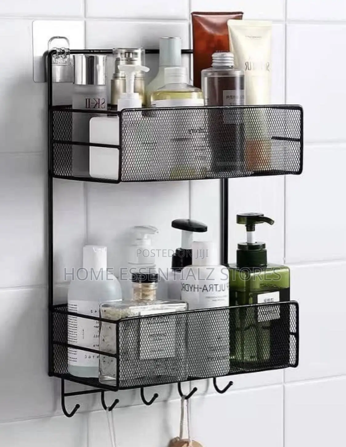 Bigger Size Rust-Free 2layers Mesh Rack - Bathroom Organizer