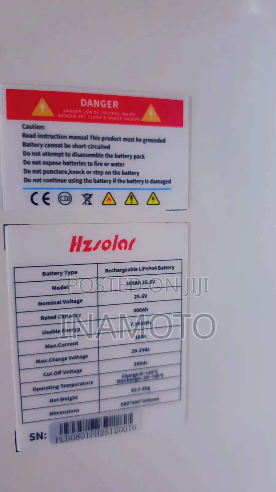 Hzsolar 7.5kwh Lithium Battery