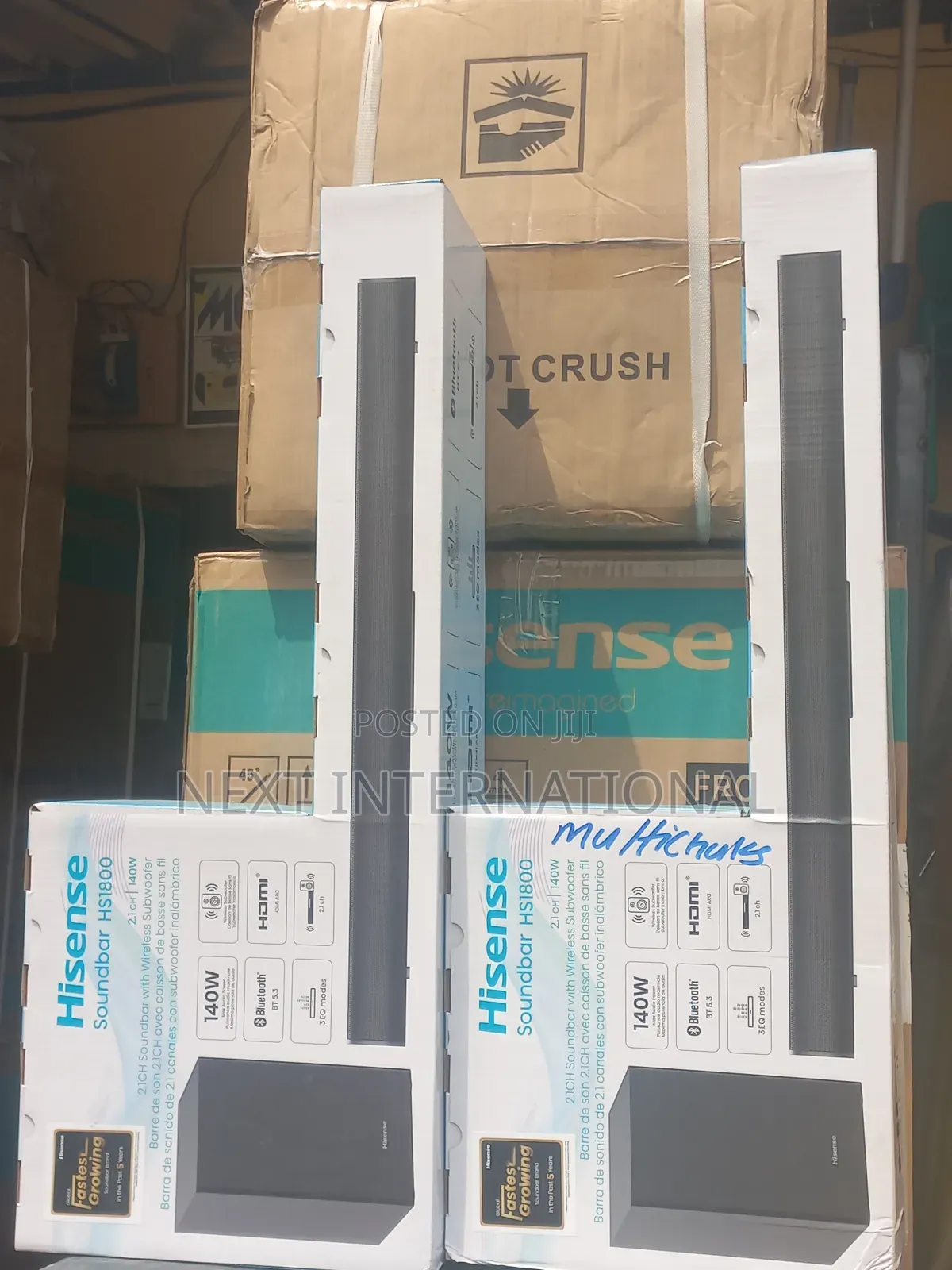 Hisense Soundbar 140watt Powerful Sound Production