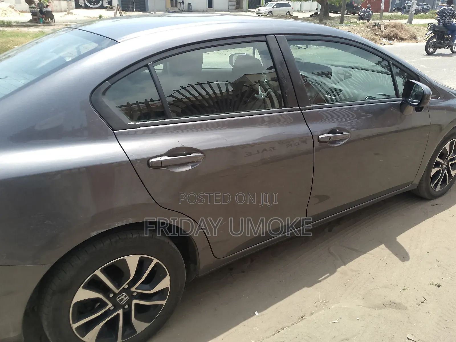 Honda Civic EX 4dr Sedan (1.8L 4cyl CVT) 2015 Gray