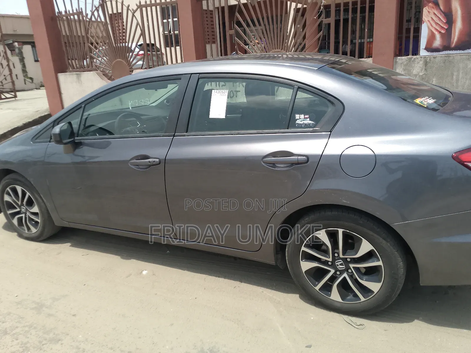 Honda Civic EX 4dr Sedan (1.8L 4cyl CVT) 2015 Gray